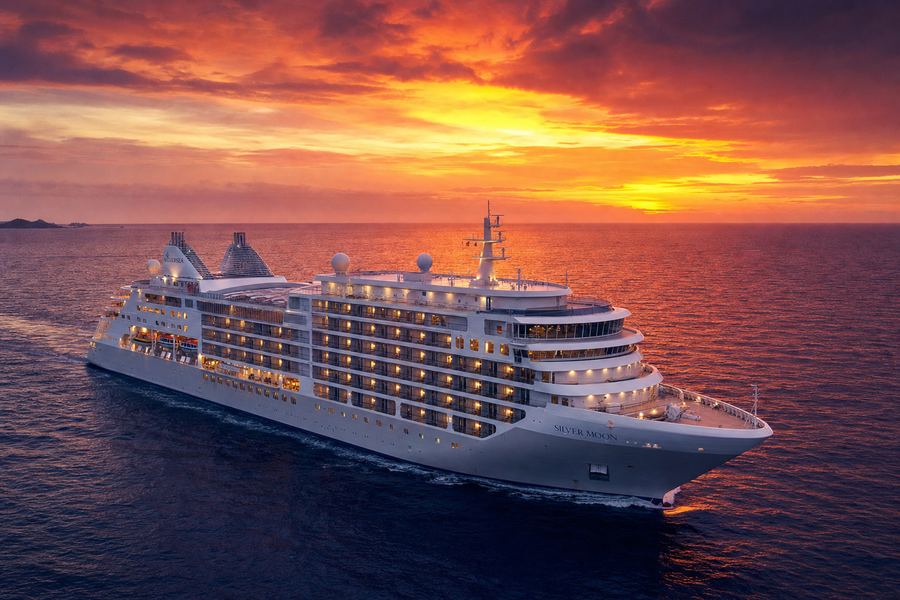 Silver Moon — Silversea luxury cruise ship with S.A.L.T. culinary program